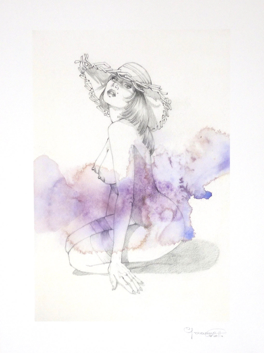 Casotto Portfolio Watercolors with original drawing 1