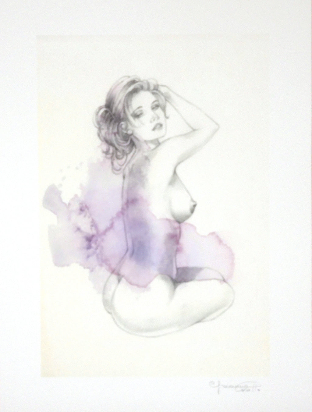 Casotto Portfolio Watercolors with original drawing 1