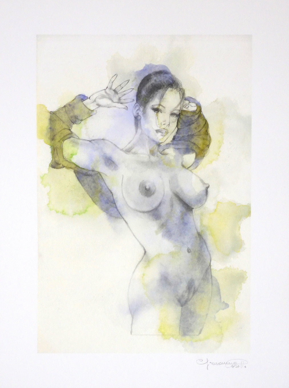 Casotto Portfolio Watercolors with original drawing 1