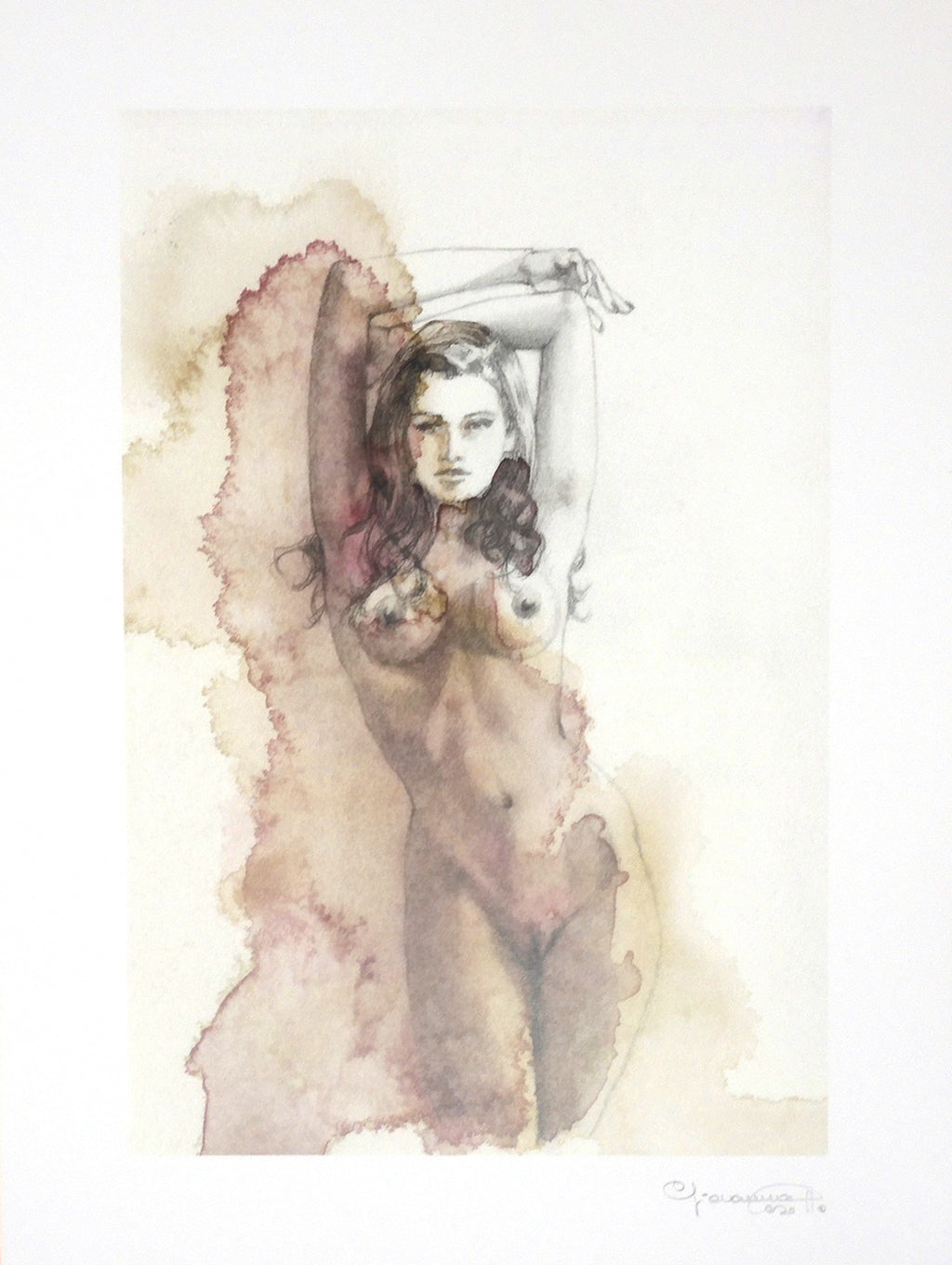 Casotto Portfolio Watercolors with original drawing 1