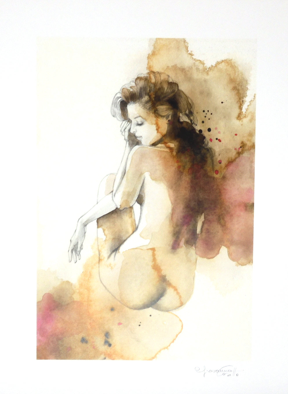 Casotto Portfolio Watercolors with original drawing 1