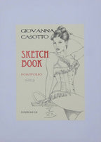 Portfolio Sketch Book con Disegno Originale N ° 25 - P.A. -