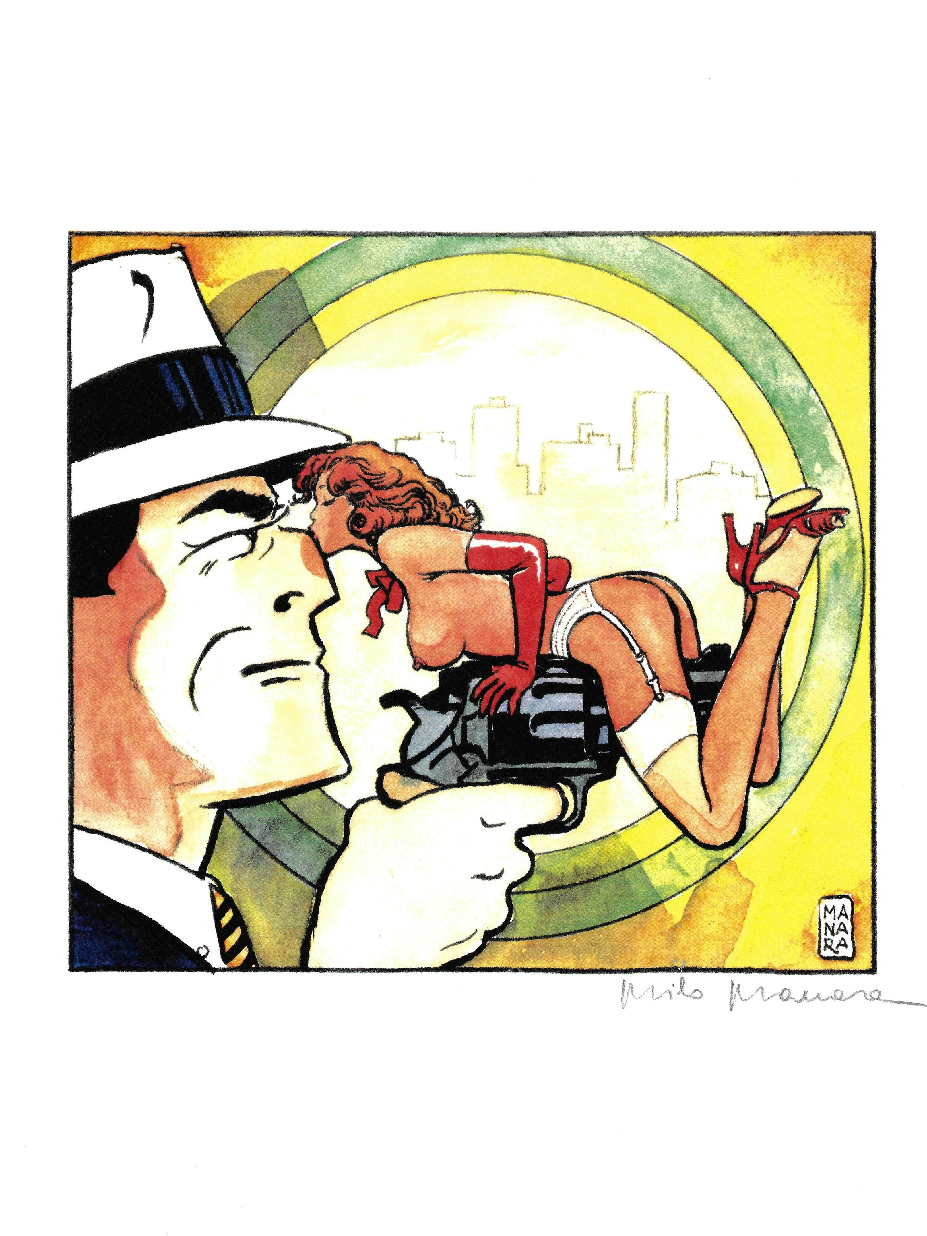 Stampa Firmata Dick Tracy