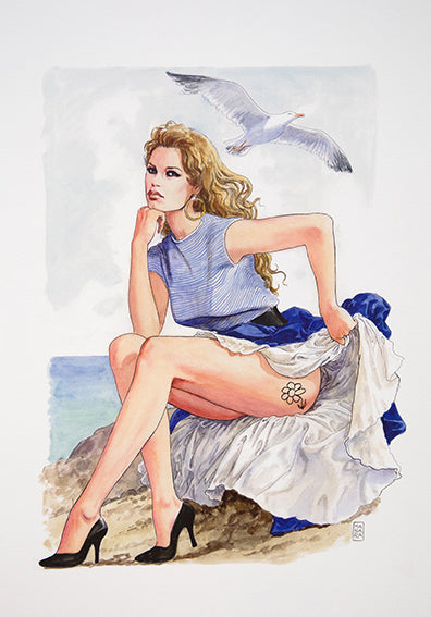 Stampa Non Firmata Brigitte Bardot 10