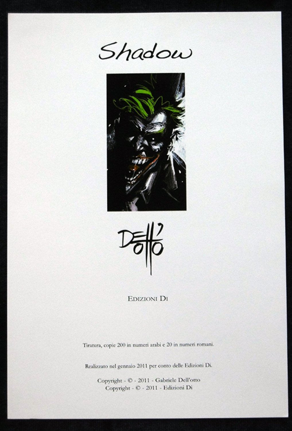 Portfolio Shadow - Grifo Edizioni