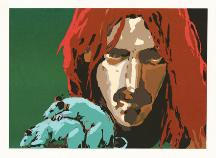 Stampa Frank Zappa Dal Portfolio 50 Anni Di Rock - Grifo Edizioni