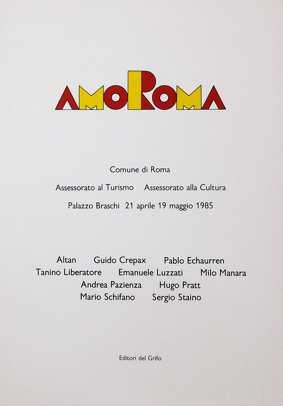 Autori Vari Portfolio Amoroma - Grifo Edizioni