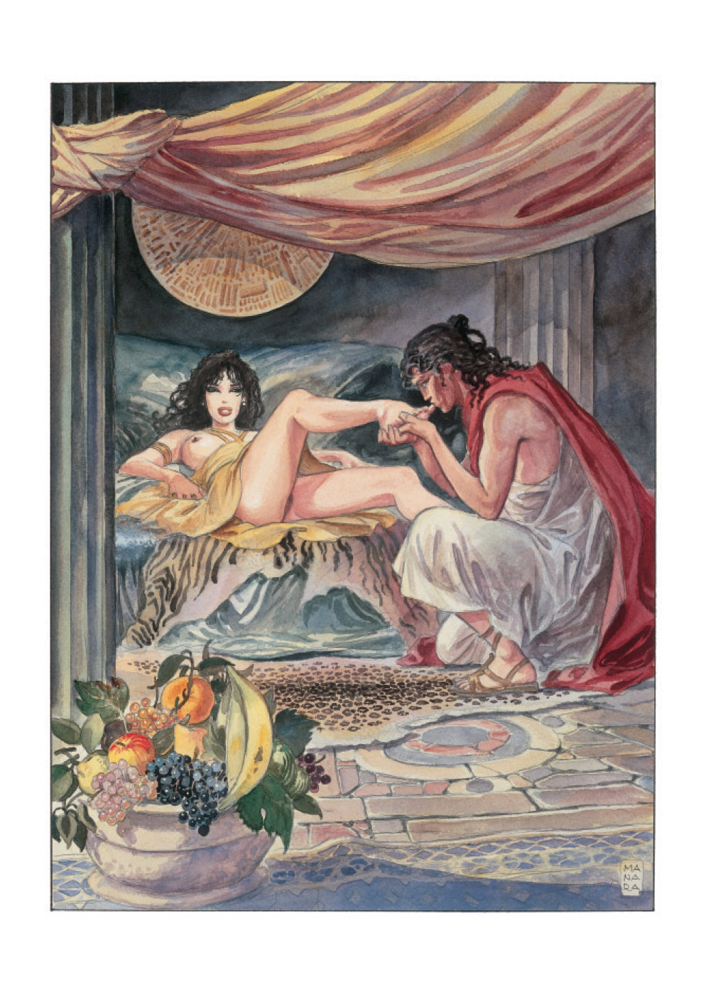 Manara Portfolio Aphrodite Numerato Non Firmato