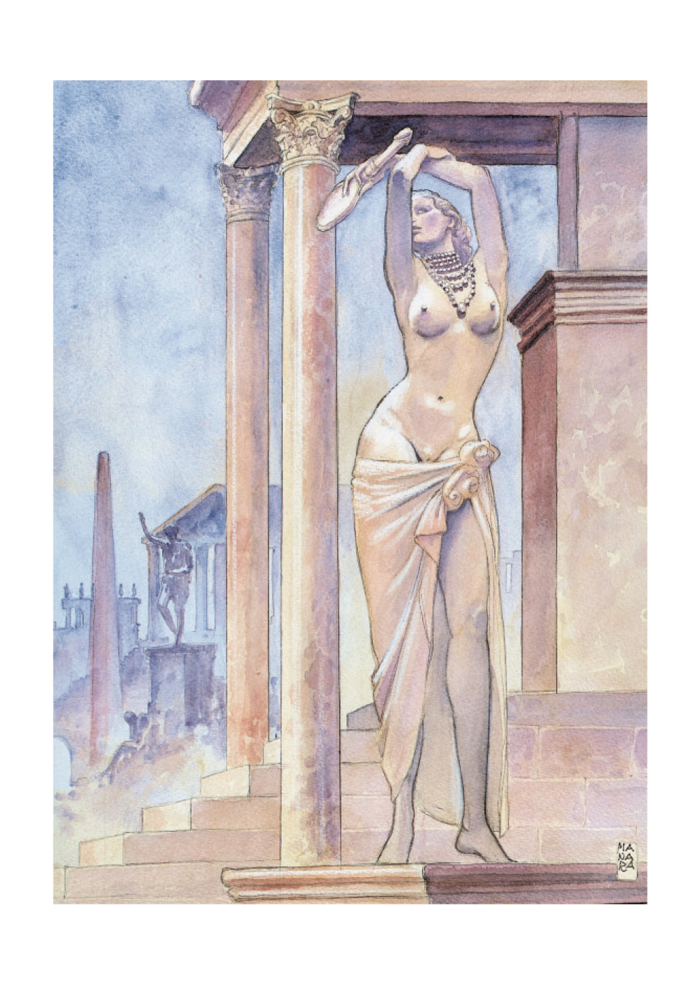 Manara Portfolio Aphrodite Numerato Non Firmato
