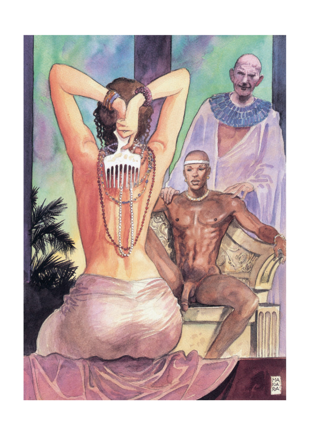 Manara Portfolio Aphrodite Numerato Non Firmato