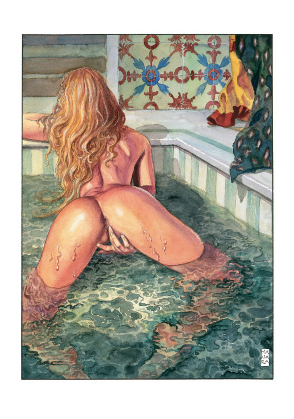 Manara Portfolio Aphrodite Numerato Non Firmato