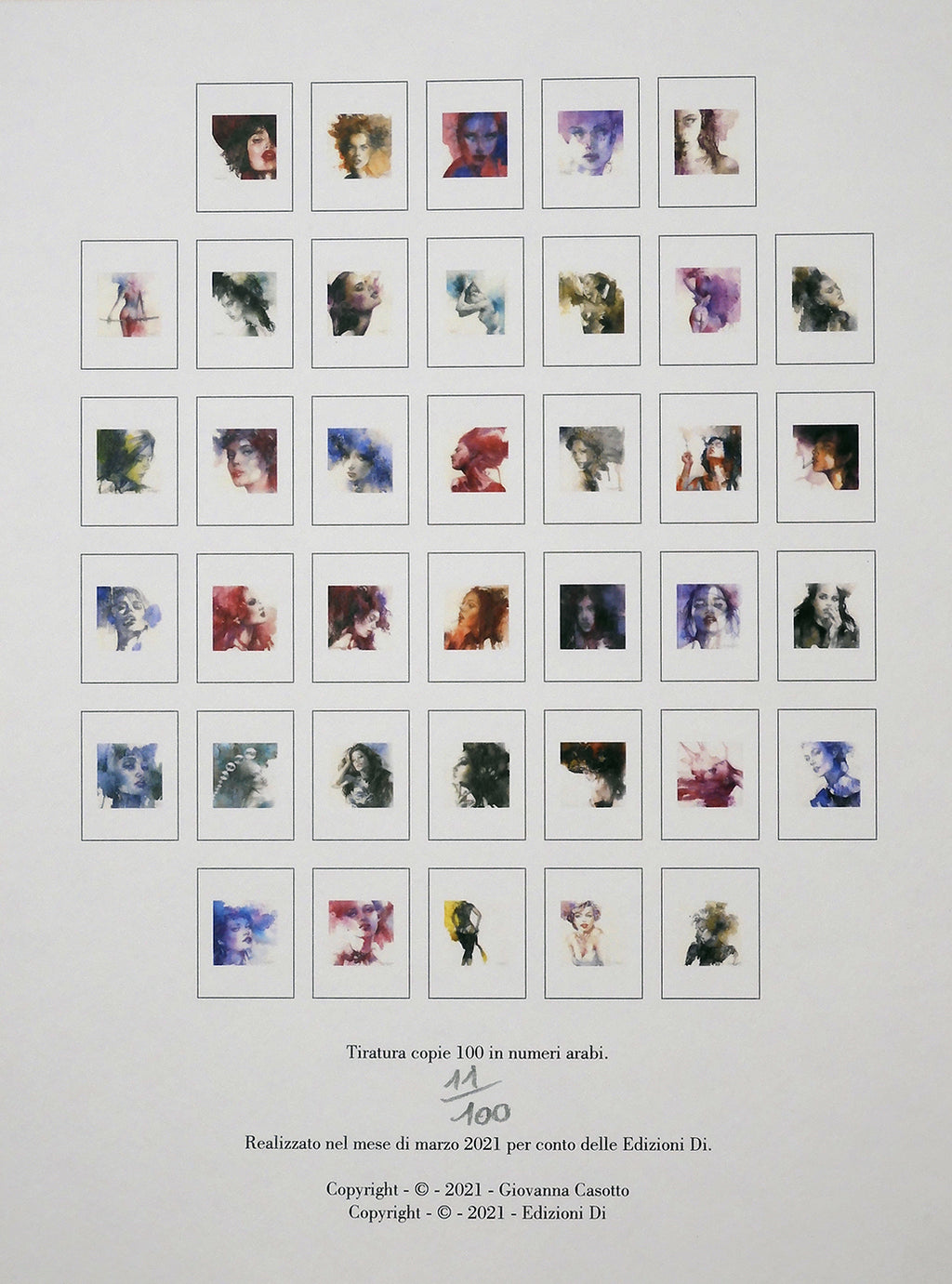 Portfolio Acquarelle con Bacio vero