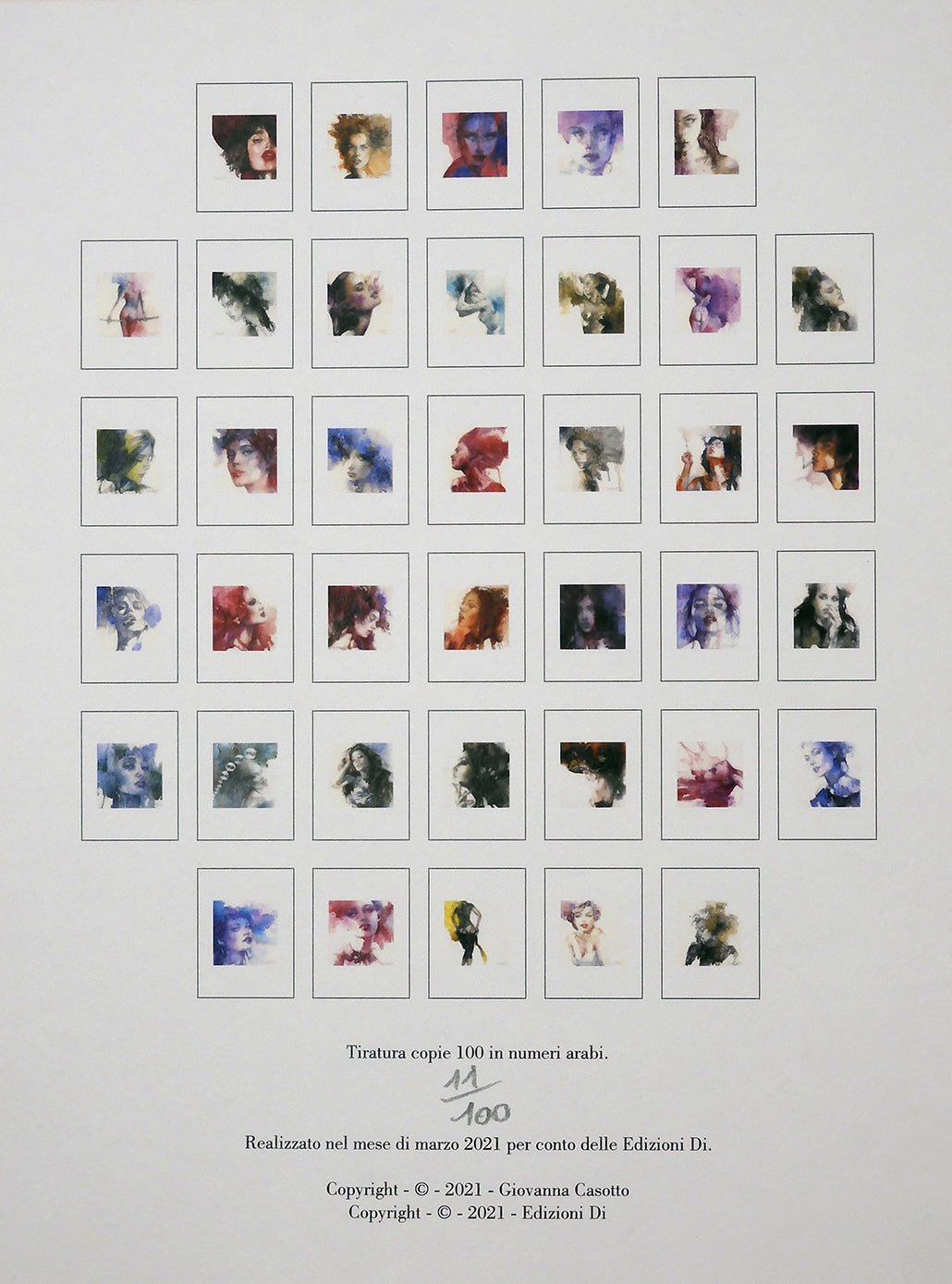 Portfolio Acquarelle con Bacio vero