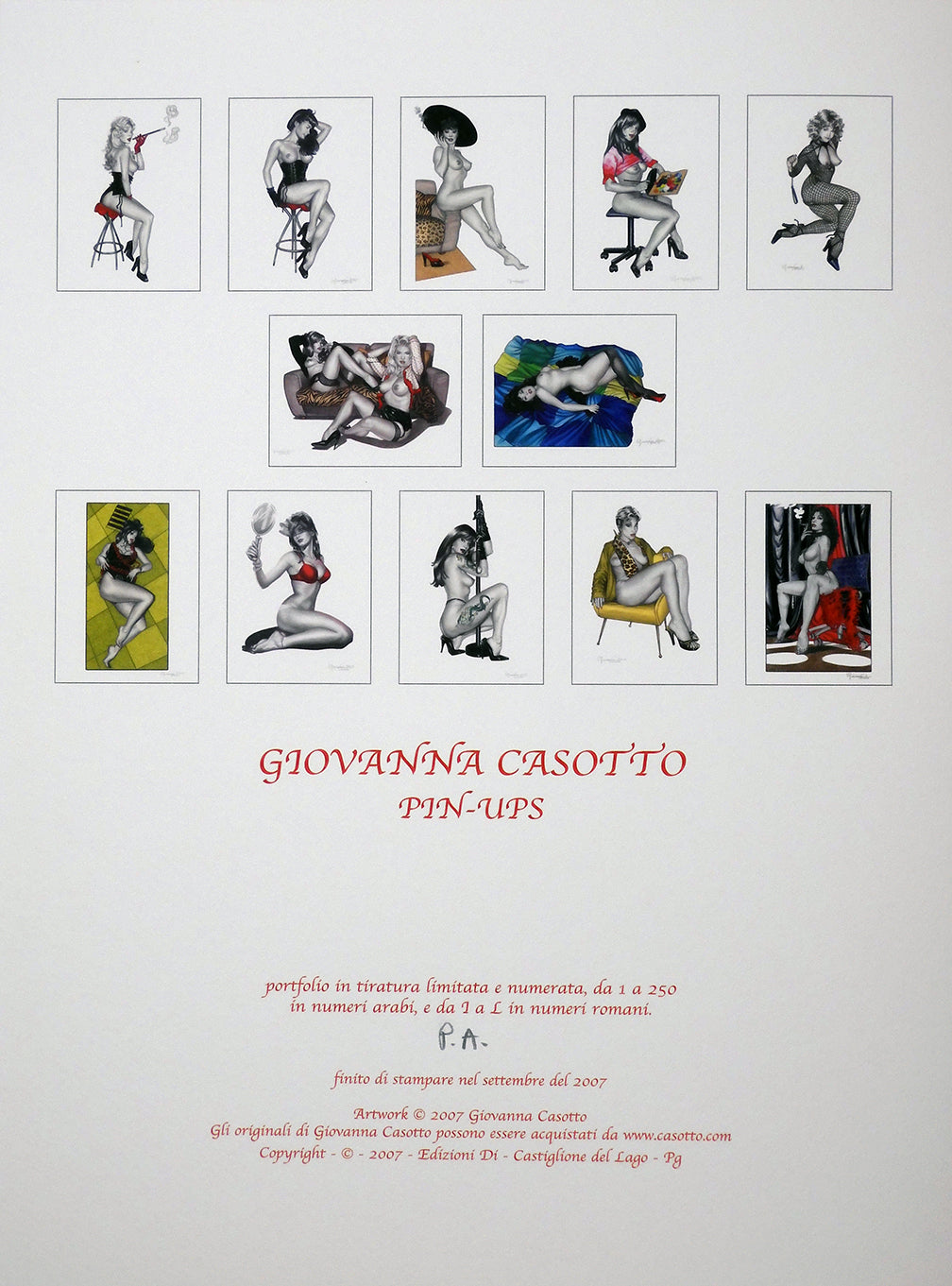 Portfolio Pin Ups - Grifo Edizioni