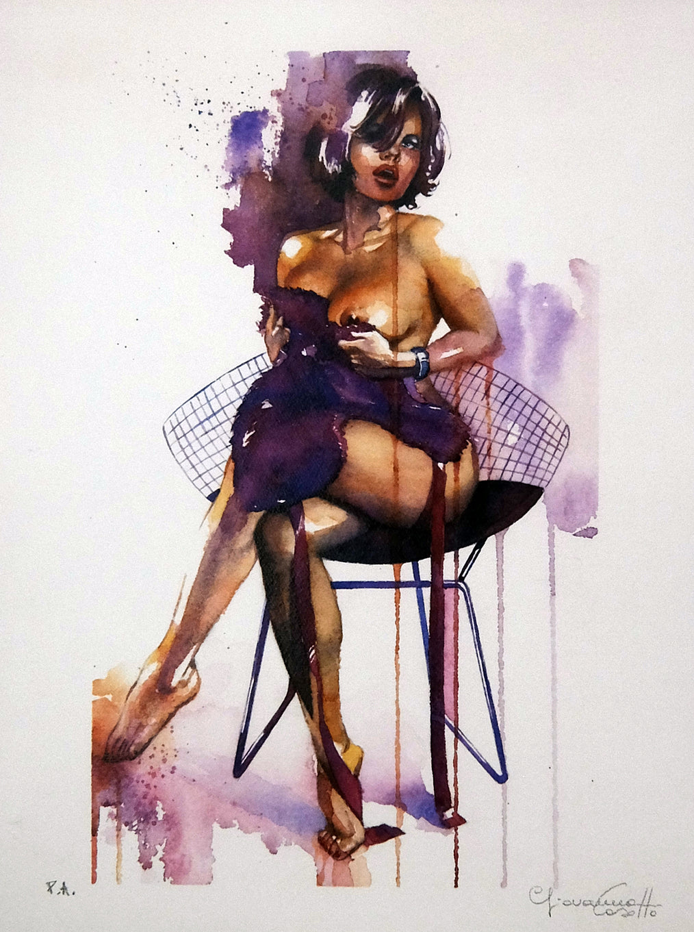 Stampa Firmata Watererotics Girls 5 - P.A. - Grifo Edizioni