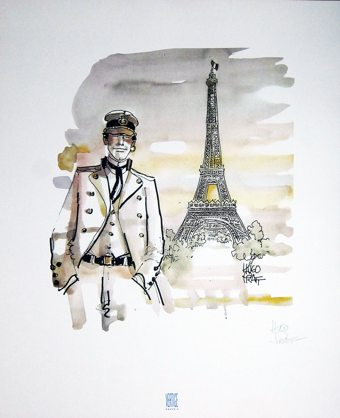 Poster Corto Maltese Parigi Firmato - Grifo Edizioni