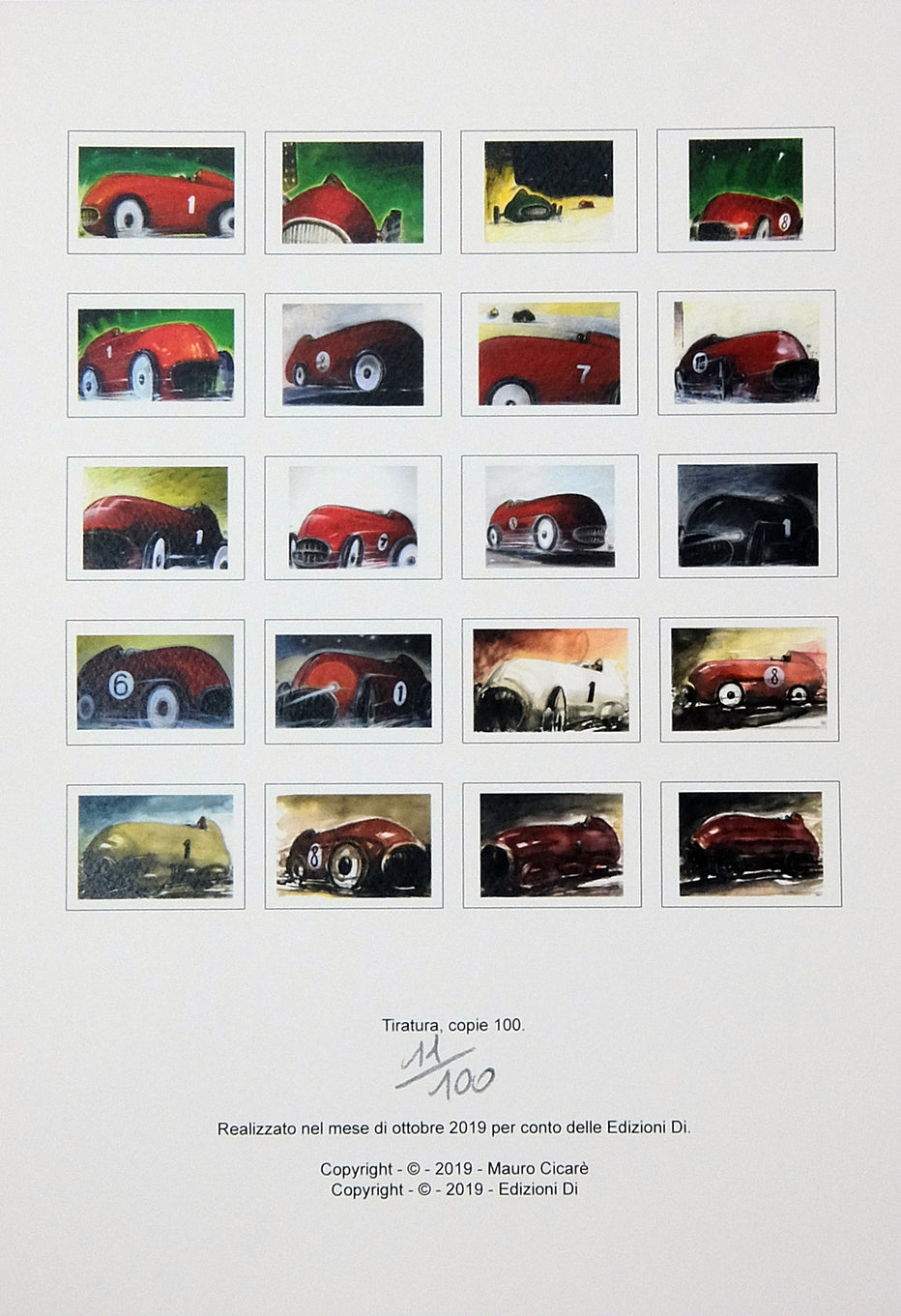 Portfolio Vitesse Firmato con Disegno Originale - Grifo Edizioni