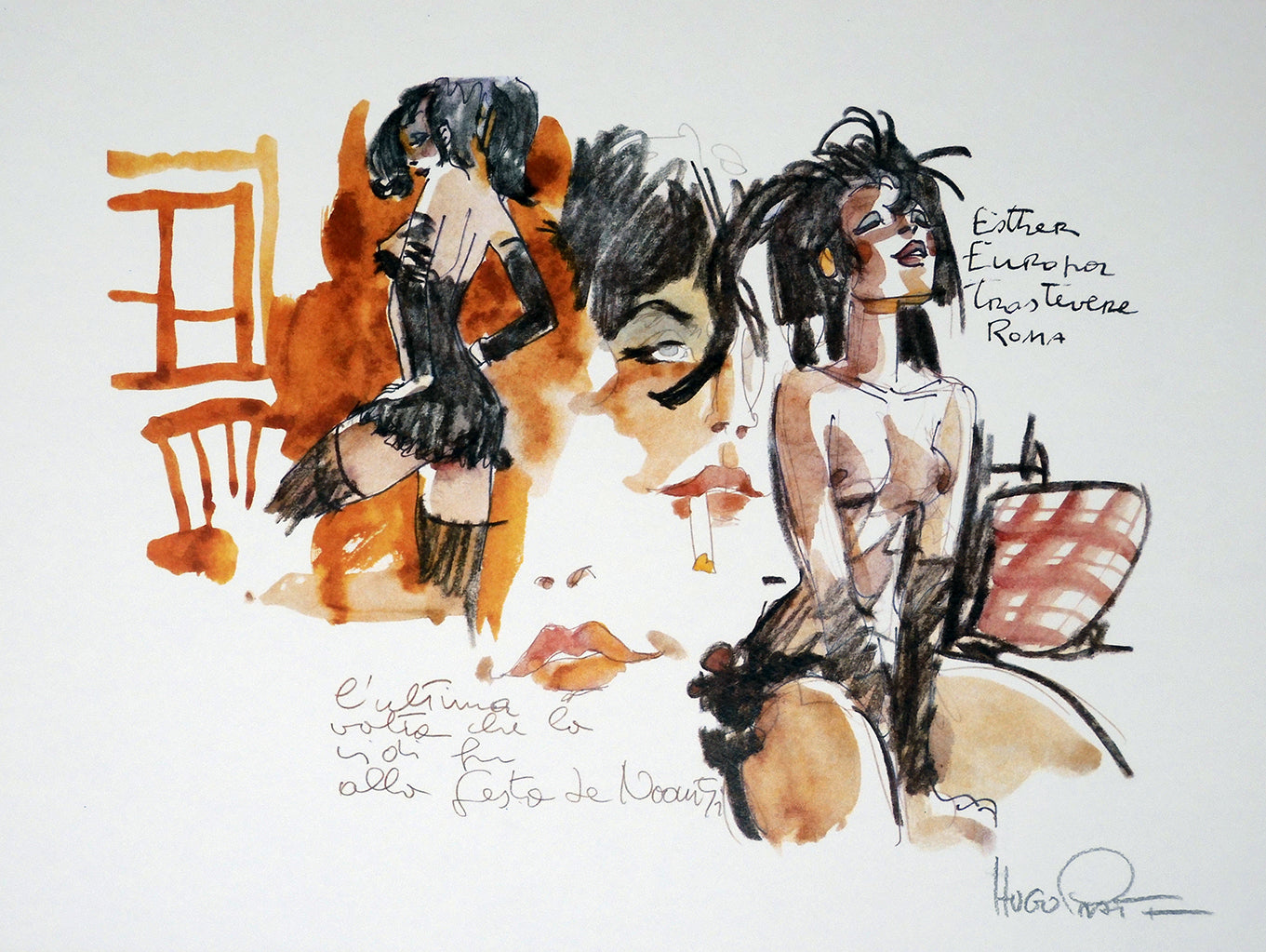 Stampa Firmata Farewell Ladies Esther - Grifo Edizioni