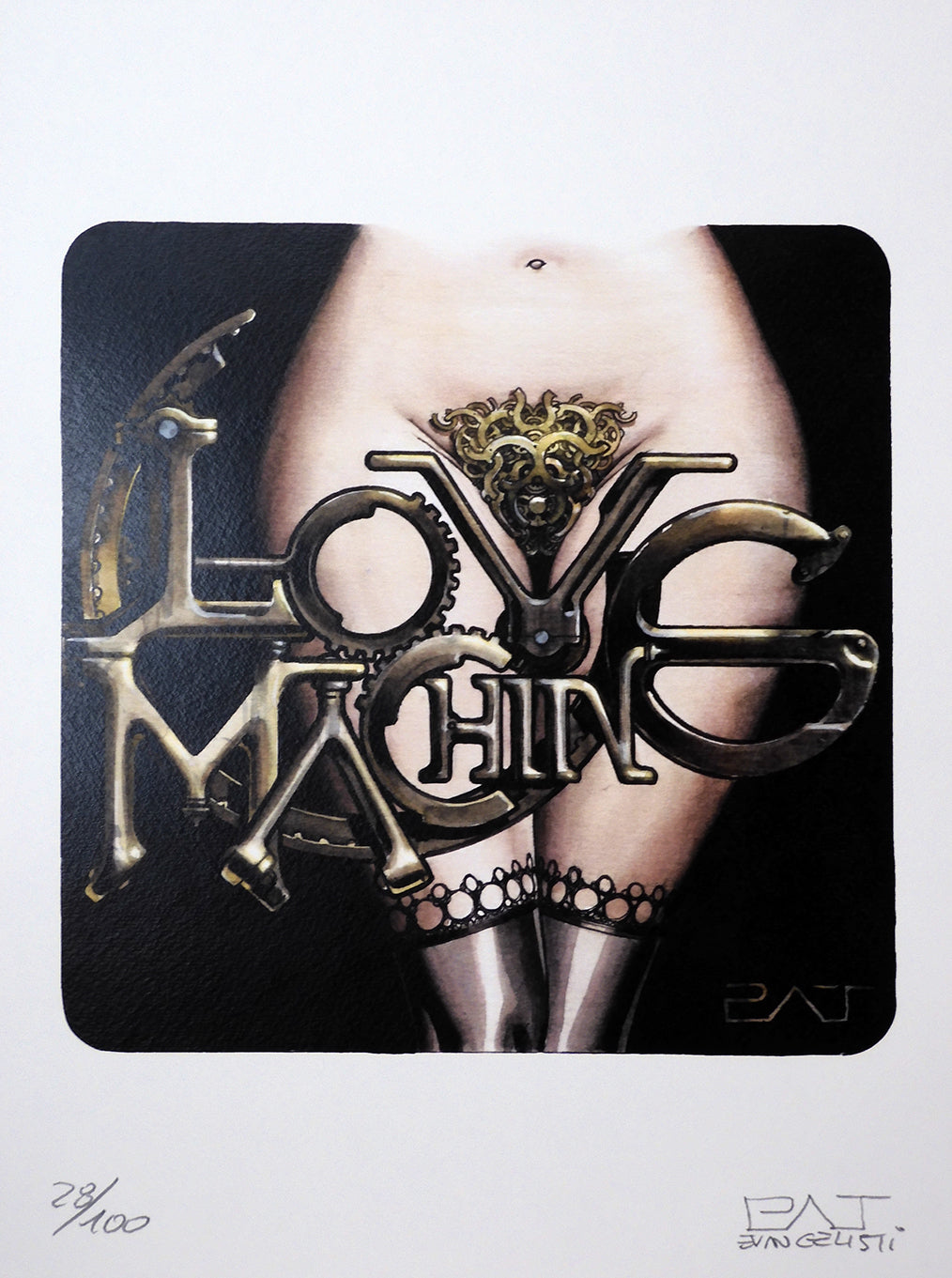 Stampa Firmata Love Machine 14