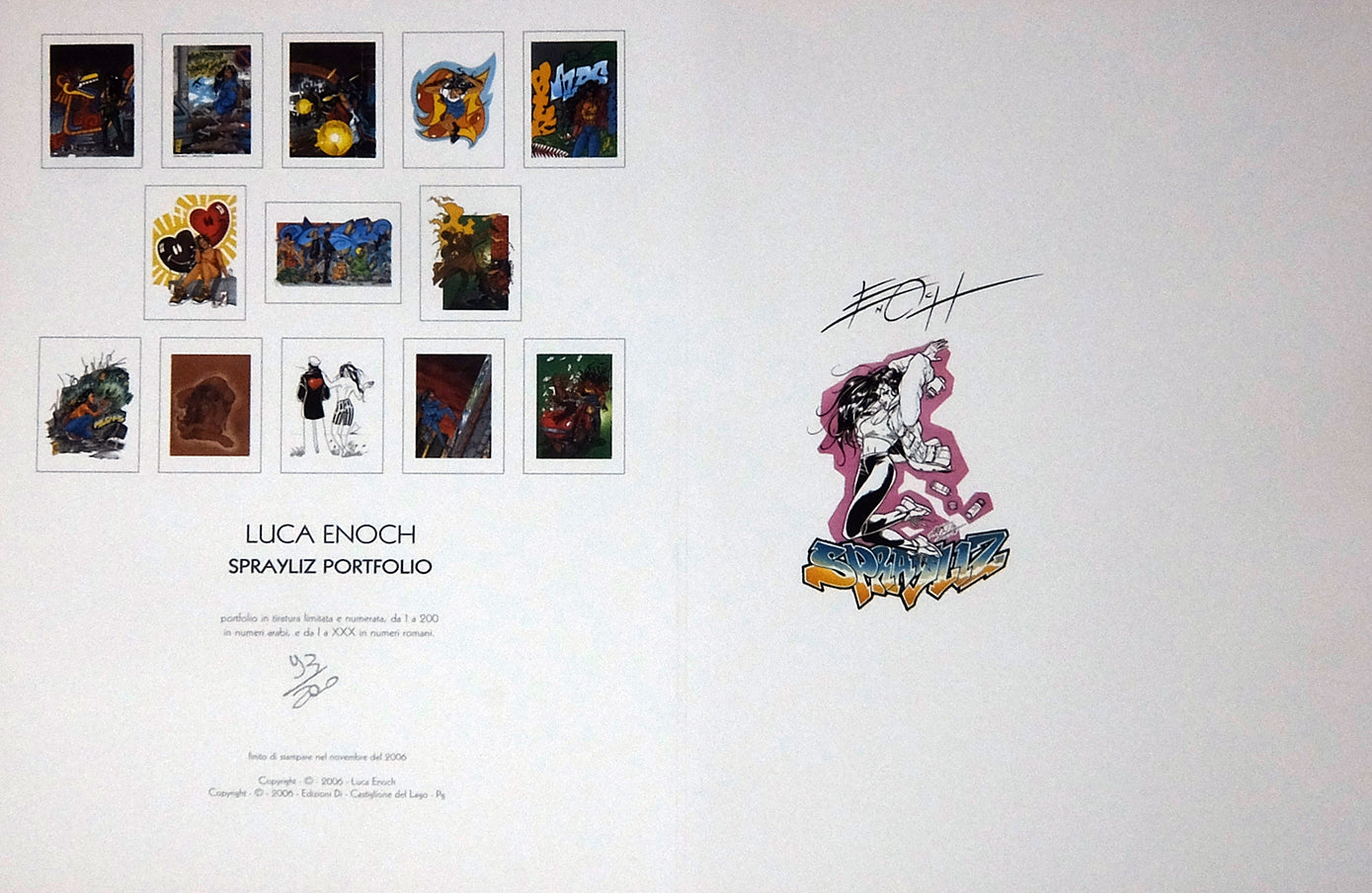 Enoch Portfolio Sprayliz - Grifo Edizioni