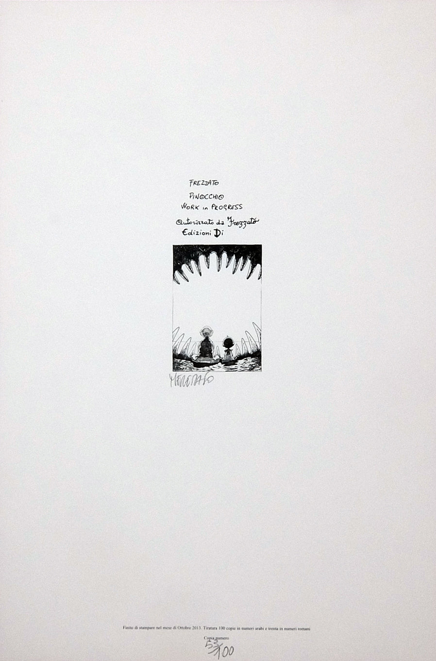 Portfolio Pinocchio Work In Progres - Grifo Edizioni
