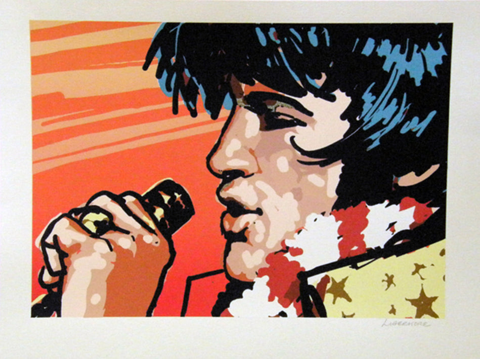 Stampa Elvis Presley Dal Portfolio 50 Anni Di Rock - Grifo Edizioni