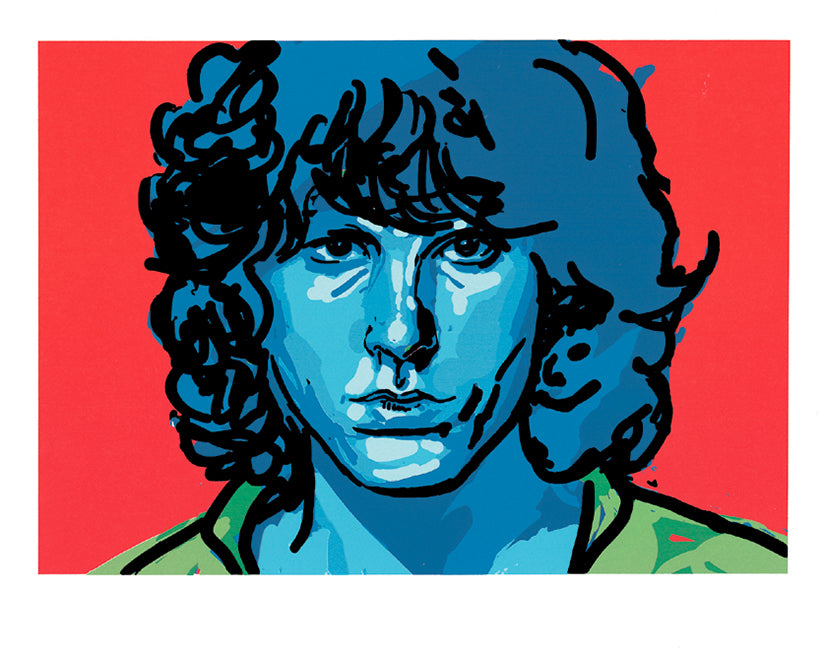 Stampa Jim Morrison Dal Portfolio 50 Anni Di Rock - Grifo Edizioni