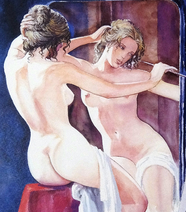 Stampa Firmata Omaggio A Artemisia - Grifo Edizioni