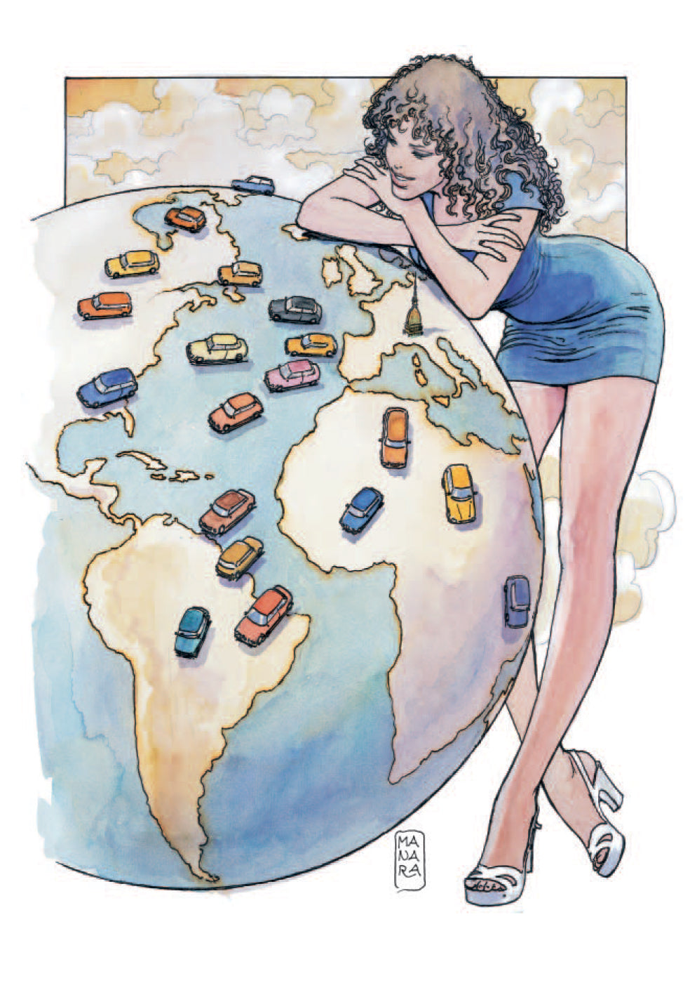 Portfolio Donne e Motori Integrale Numerato Non Firmato