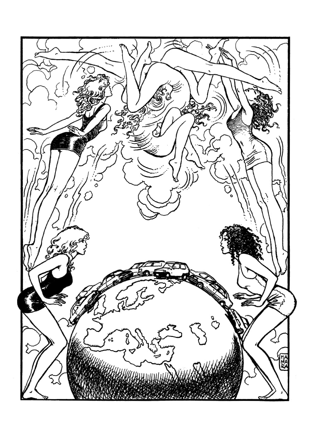 Portfolio Donne e Motori Integrale Numerato Non Firmato