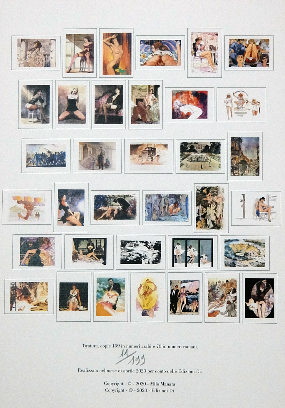 Portfolio Il Gioco 1 integrale Numerato Non Firmato - Grifo Edizioni