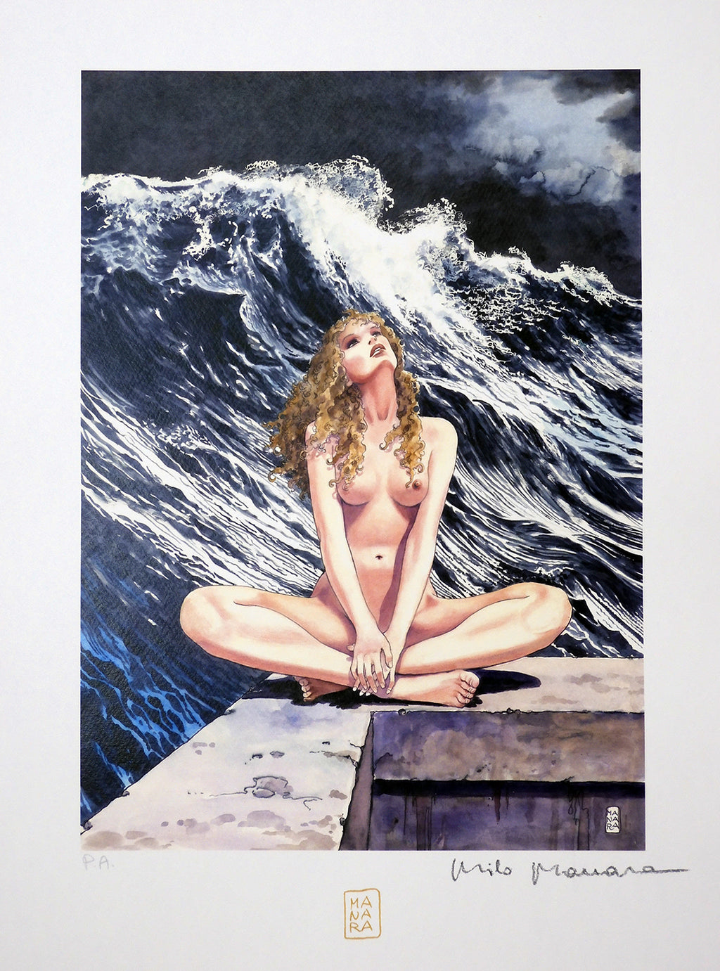 Stampa Firmata Girls On Cover 1/12- P.A.  -