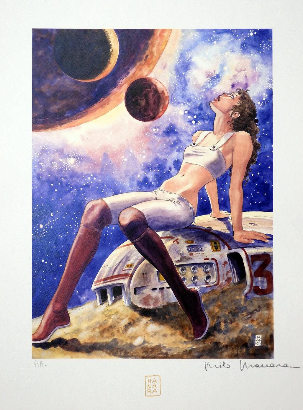 Stampa Firmata Girls On Cover 1/7 - P.A.  -