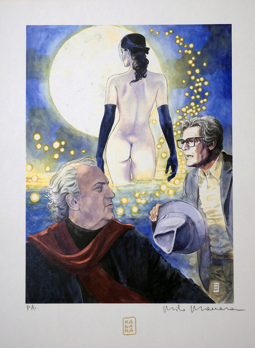 Stampa Firmata Girls On Cover 2/9 - Fellini - P.A.  -