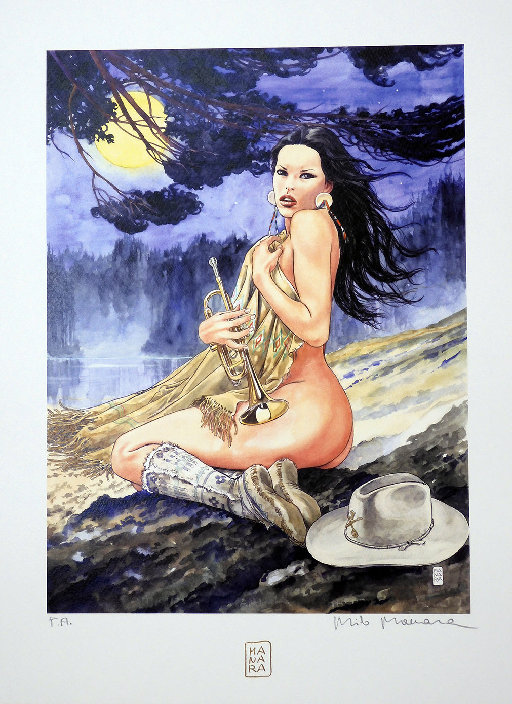 Stampa Firmata Girls On Cover 1/1 - P.A.  -