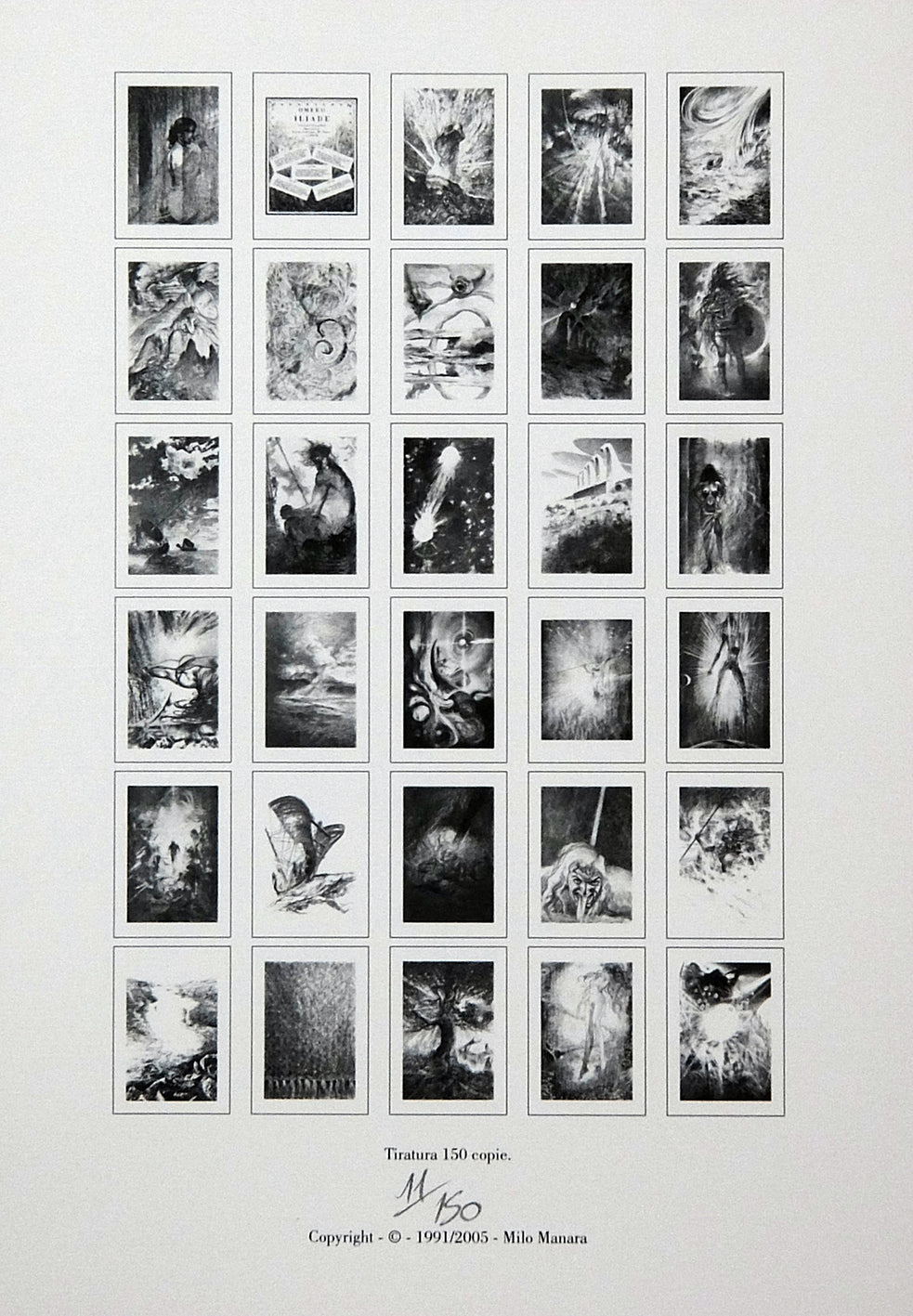 Portfolio Iliade integrale Numerato Non Firmato - Grifo Edizioni