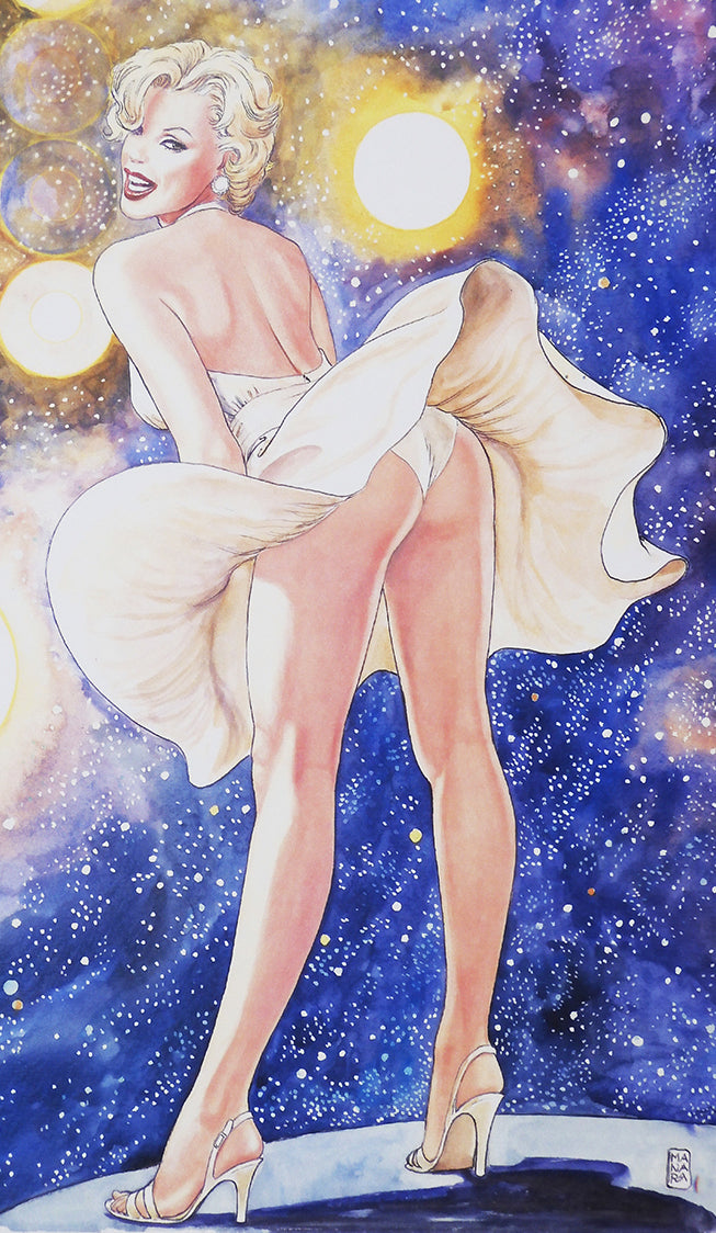Stampa Marilyn Monroe Firmata