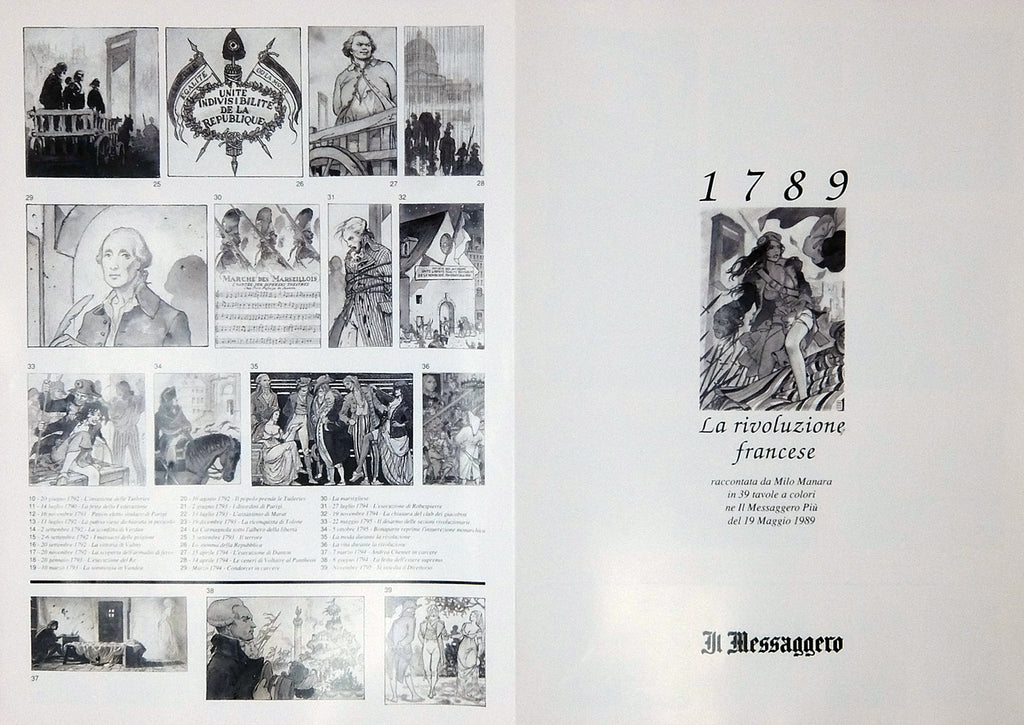 Portfolio Rivoluzione Francese integrale Numerato Non Firmato
