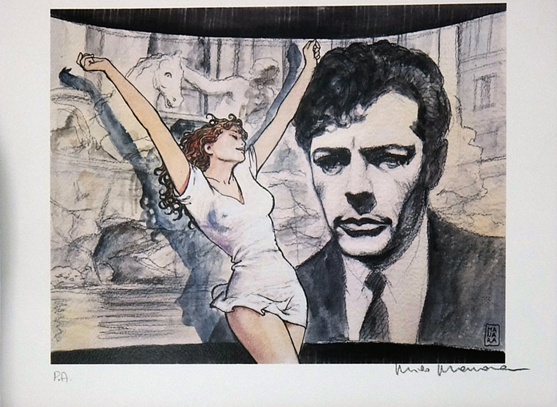 Stampa Firmata Pin Ups Mastroianni - Grifo Edizioni