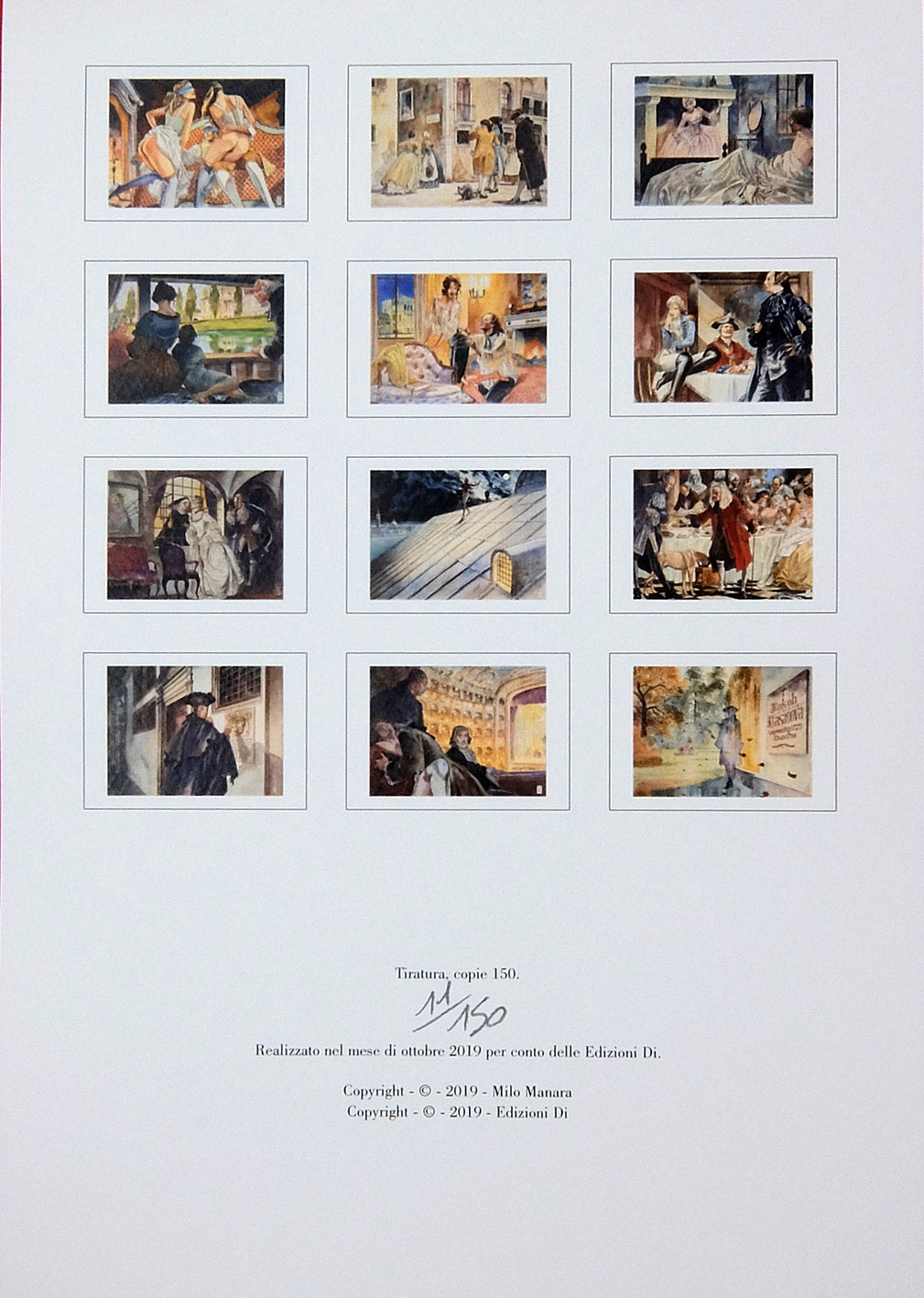 Portfolio Casanova Numerato Non Firmato - Grifo Edizioni