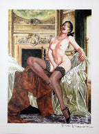 Stampa Firmata Il Gioco Claudia Sul Divano 2 - Grifo Edizioni