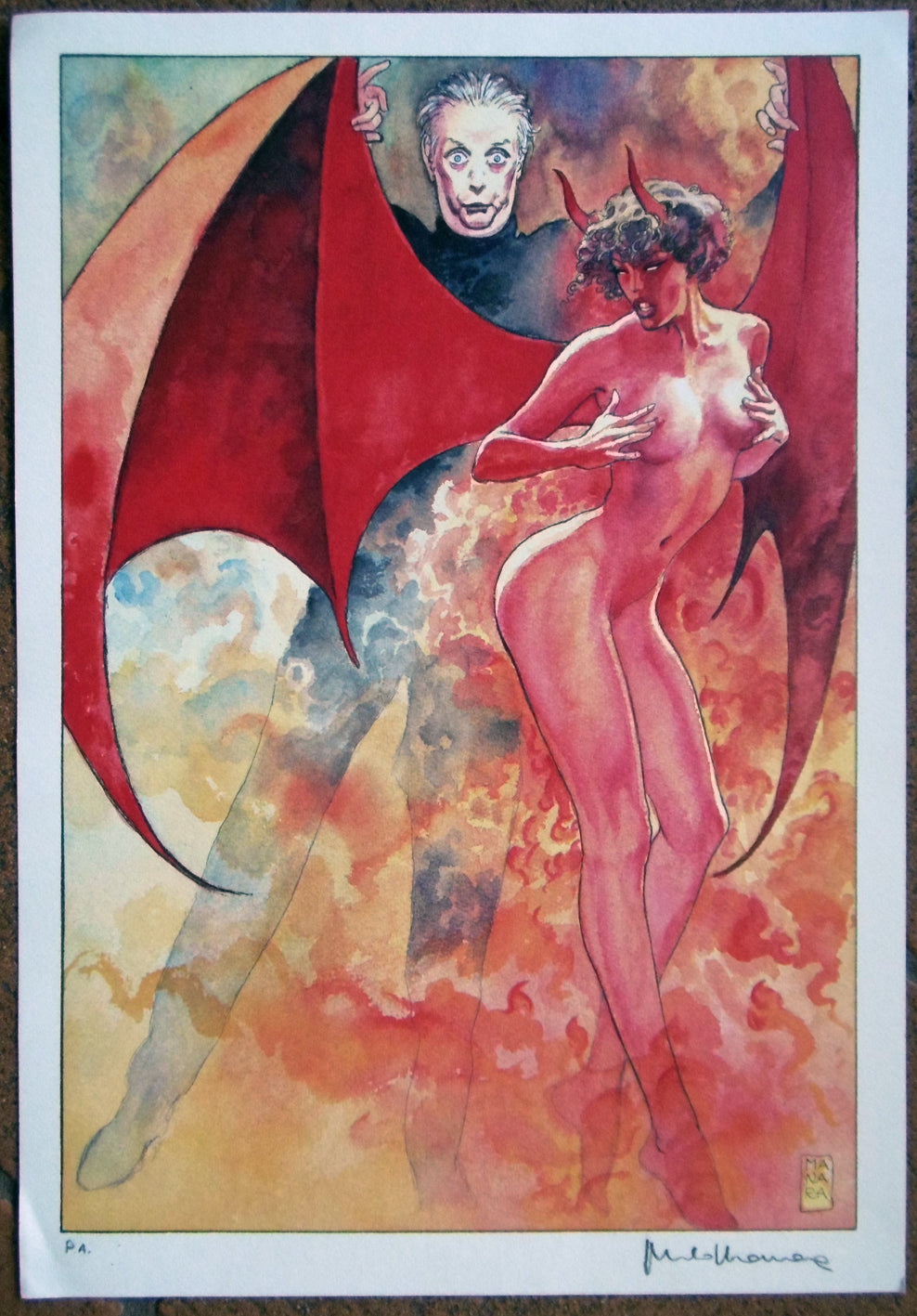 Stampa firmata Dario Fo - Grifo Edizioni