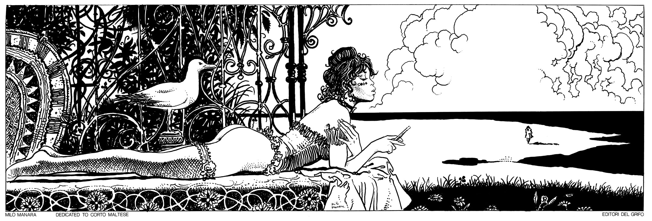 Poster Striscia Dedicated To Corto Maltese - Grifo Edizioni