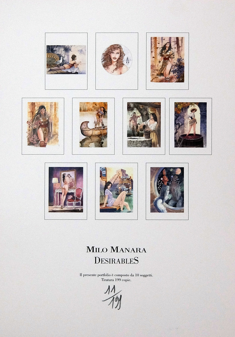 Portfolio Desirables Numerato Non Firmato - Grifo Edizioni