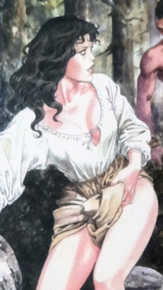 Stampa Firmata Estate indiana nel bosco - Grifo Edizioni