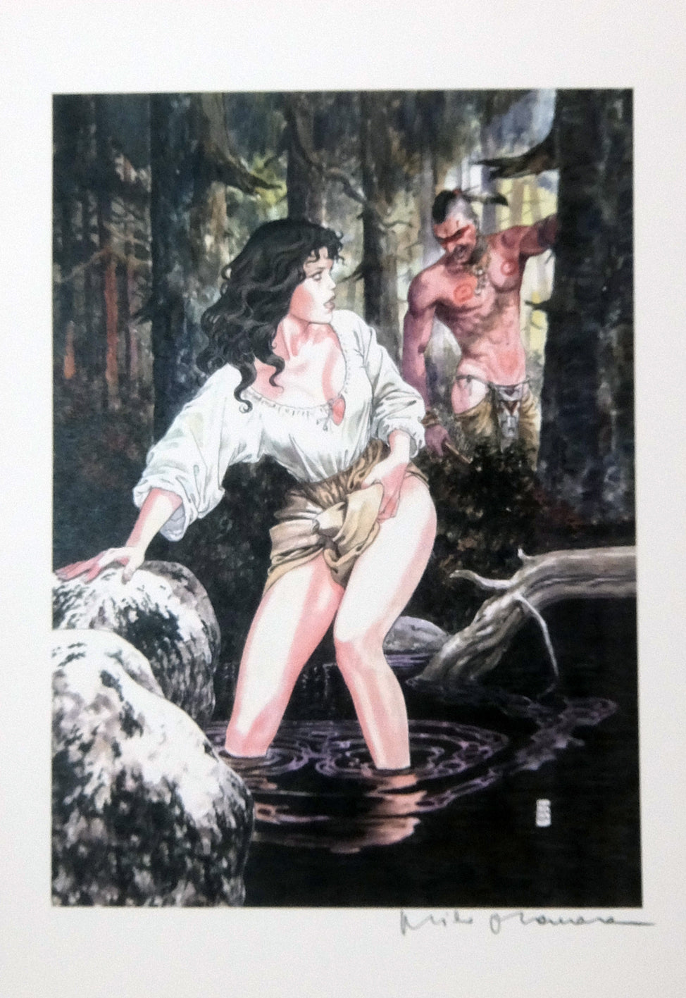 Stampa Firmata Estate indiana nel bosco - Grifo Edizioni