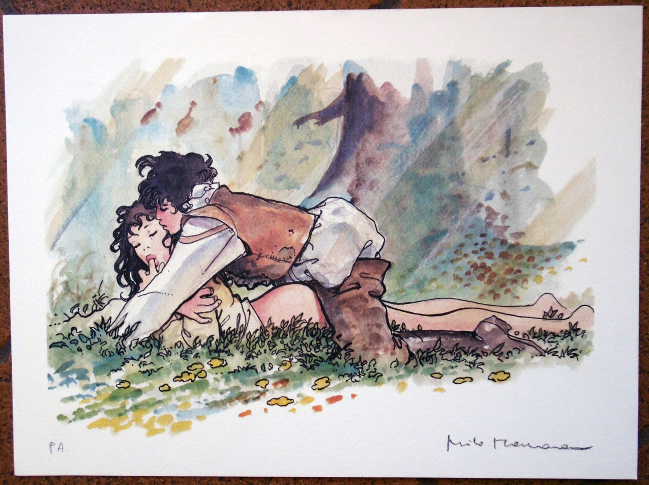 Stampa Firmata Estate Indiana B - Grifo Edizioni