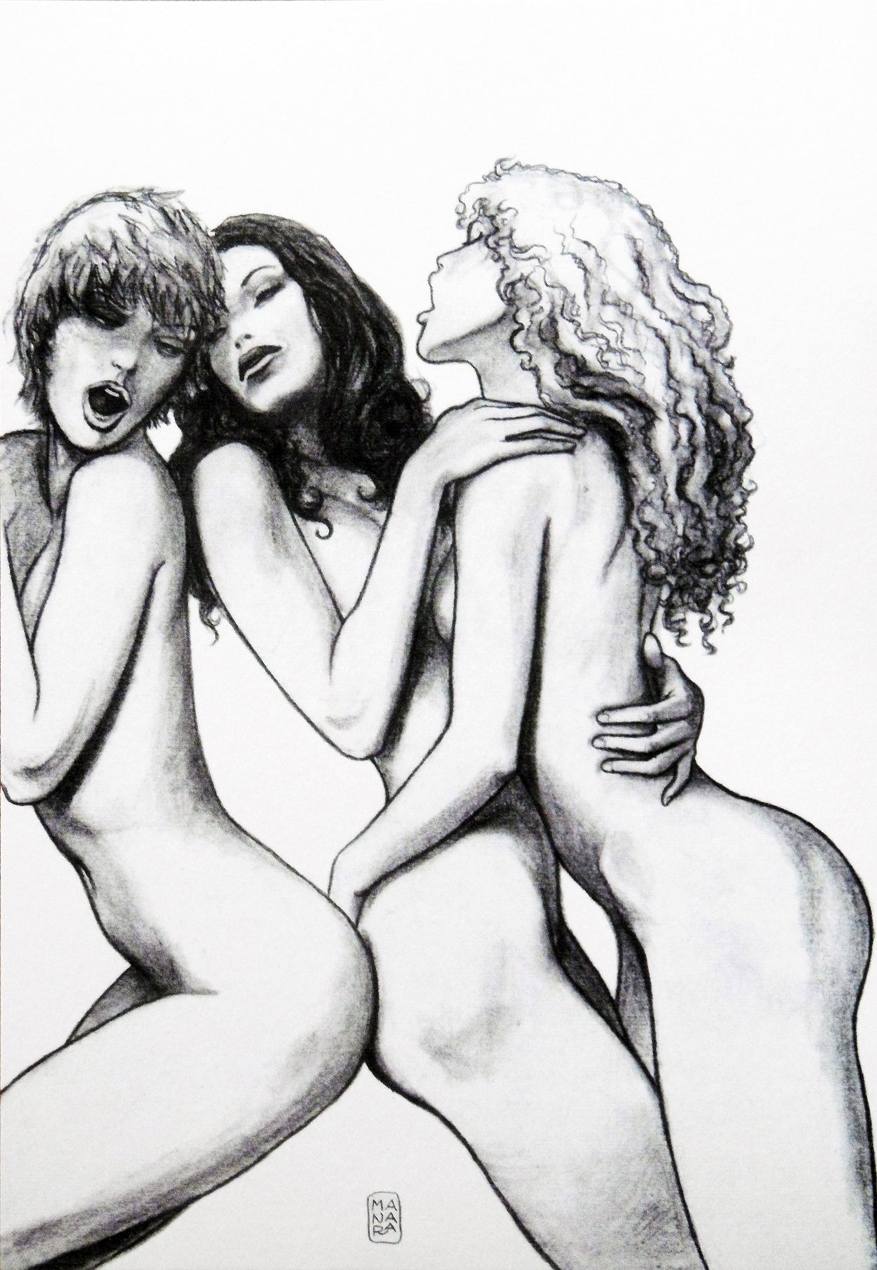 Stampa Non Firmata Dal Portfolio Le Donne Trio Donne - Grifo Edizioni