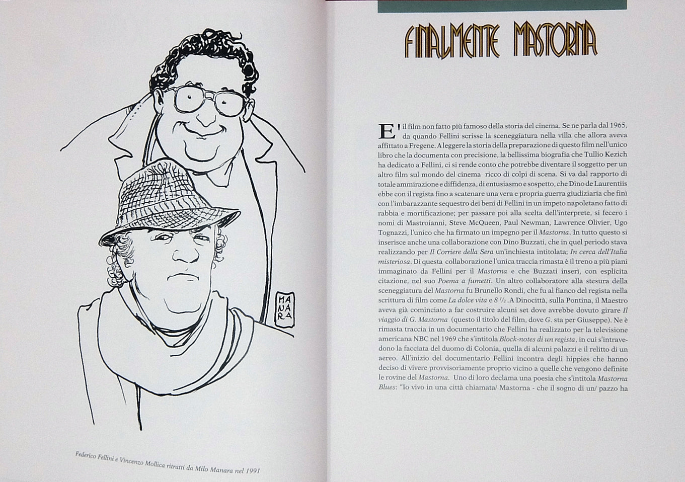 Volume Mastorna - Grifo Edizioni