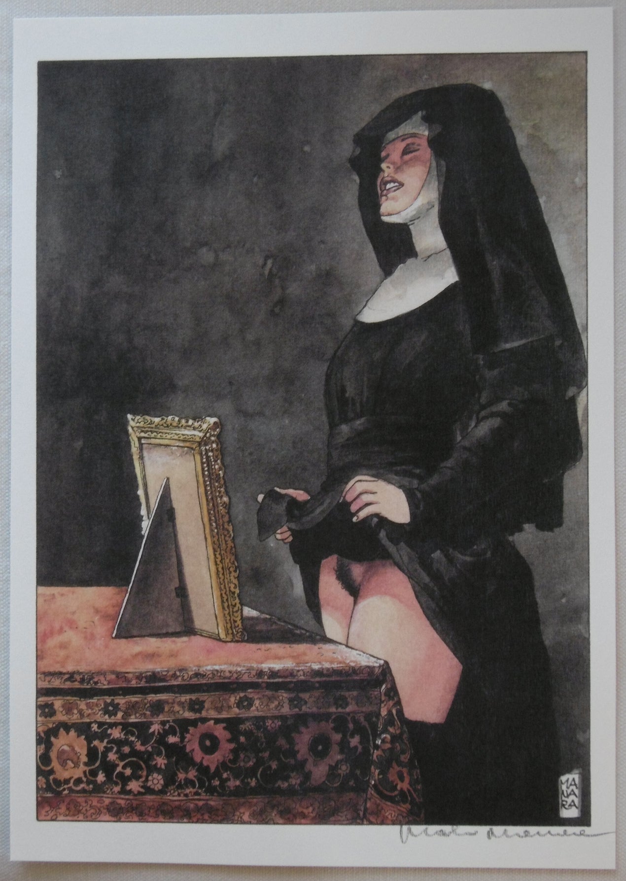 Stampa Firmata Monaca 3 - Grifo Edizioni